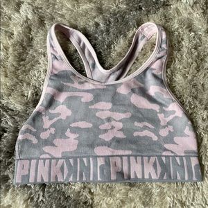 Pink Sports Bra